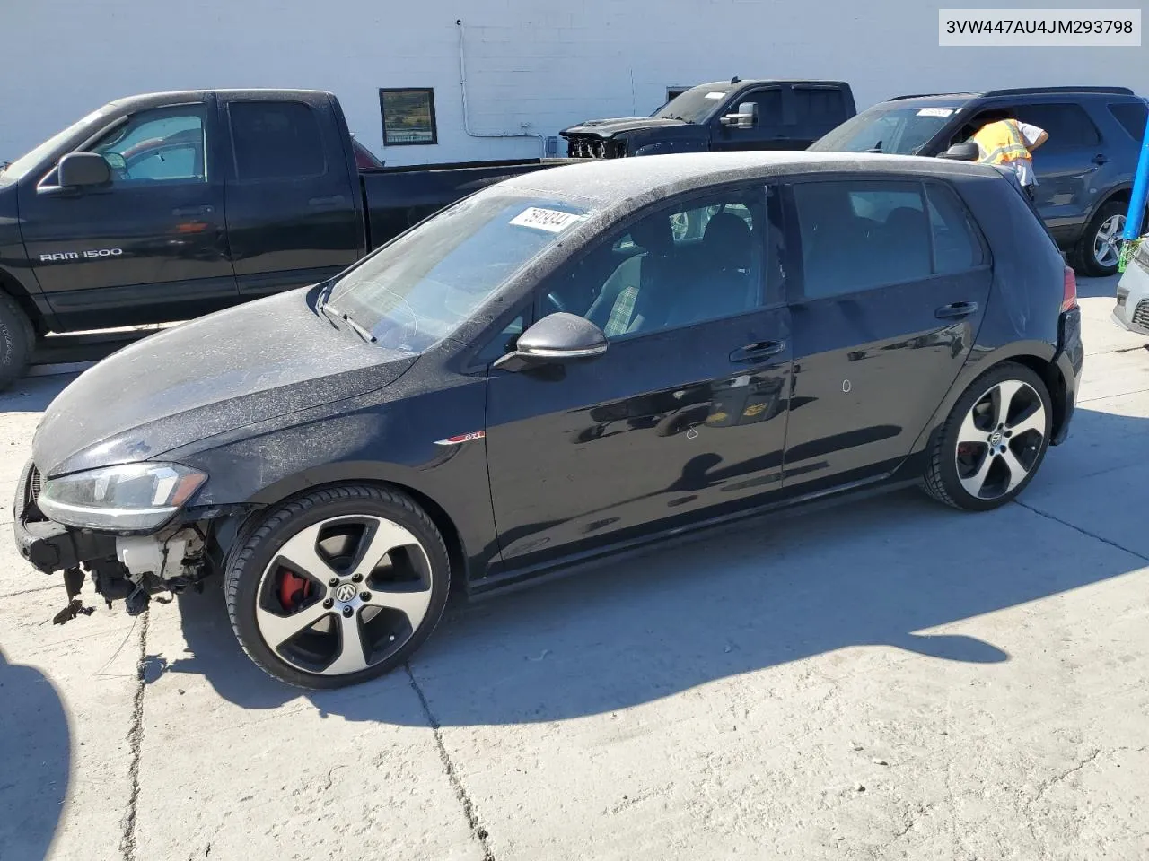 2018 Volkswagen Gti S/Se VIN: 3VW447AU4JM293798 Lot: 75919344