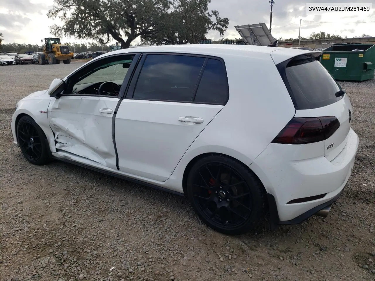 2018 Volkswagen Gti S/Se VIN: 3VW447AU2JM281469 Lot: 79308554