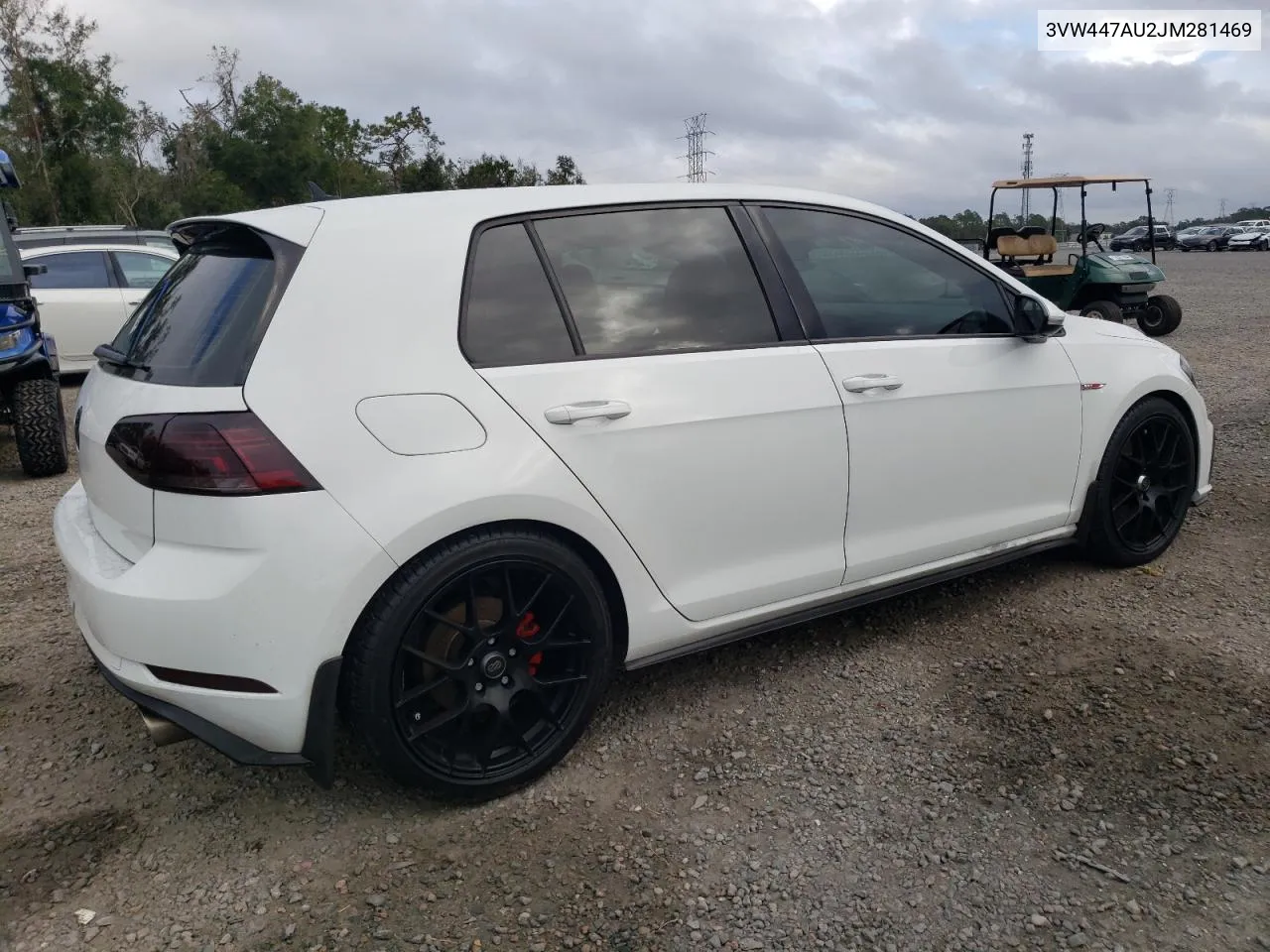 2018 Volkswagen Gti S/Se VIN: 3VW447AU2JM281469 Lot: 79308554