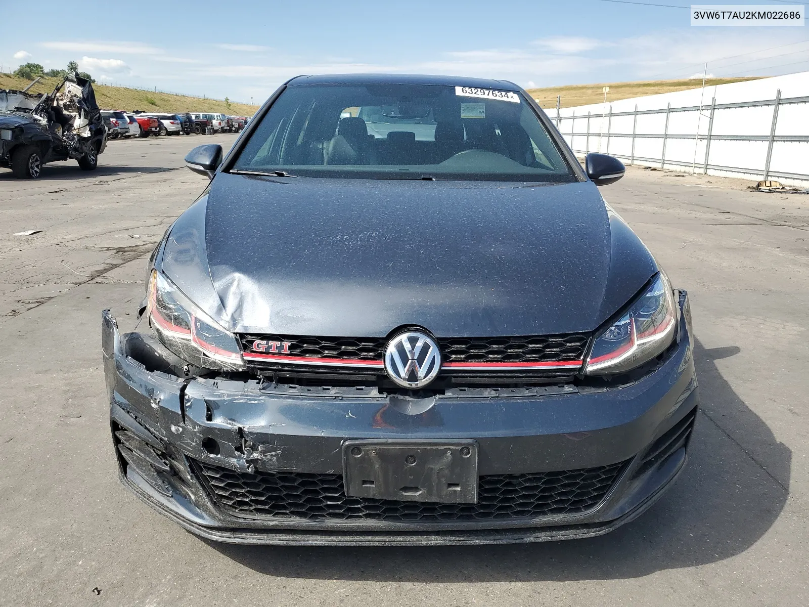 2019 Volkswagen Gti S VIN: 3VW6T7AU2KM022686 Lot: 63297634