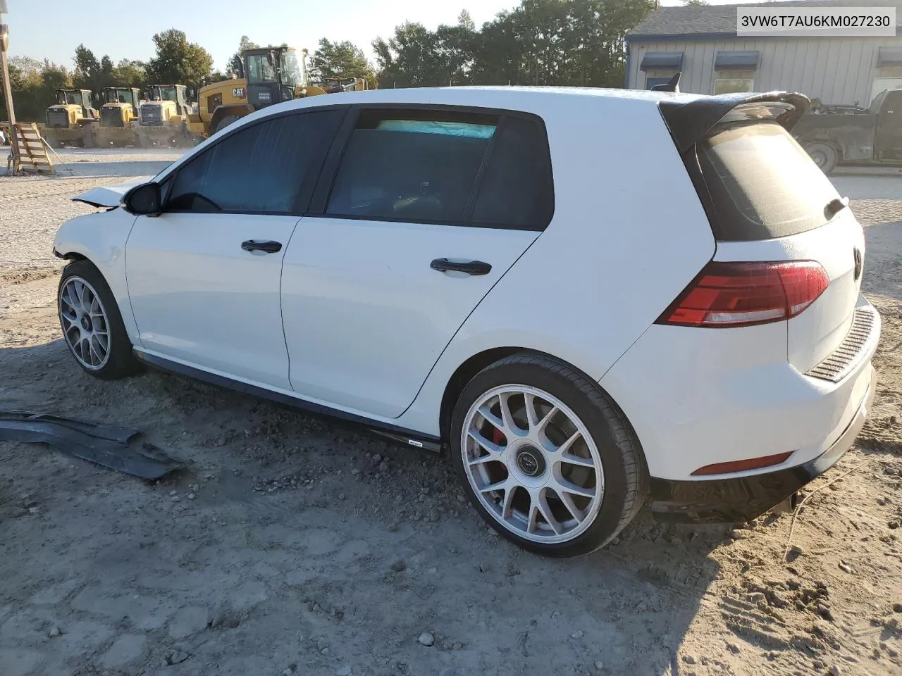 2019 Volkswagen Gti S VIN: 3VW6T7AU6KM027230 Lot: 77405554