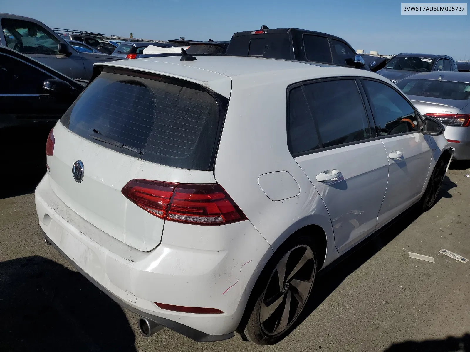 2020 Volkswagen Gti S VIN: 3VW6T7AU5LM005737 Lot: 65231984