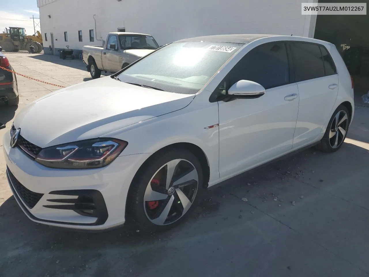 2020 Volkswagen Gti S VIN: 3VW5T7AU2LM012267 Lot: 77018654