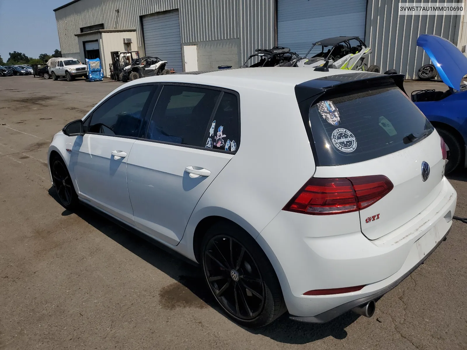 2021 Volkswagen Gti S VIN: 3VW5T7AU1MM010690 Lot: 65256644