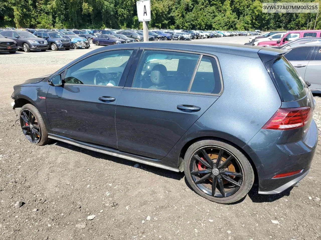 2021 Volkswagen Gti S VIN: 3VW6T7AU7MM005255 Lot: 70678014