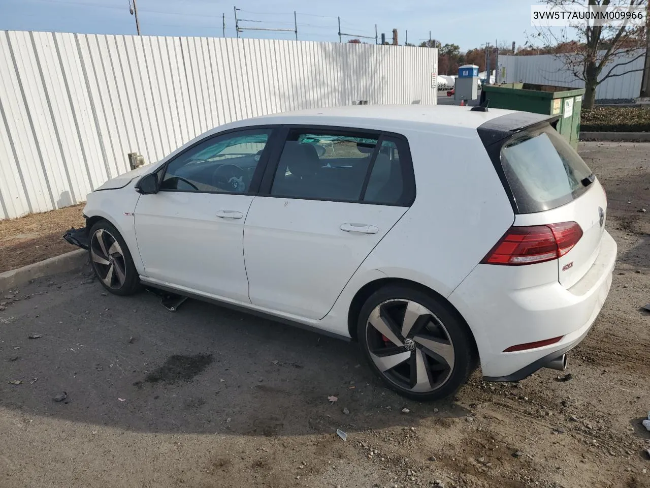 2021 Volkswagen Gti S VIN: 3VW5T7AU0MM009966 Lot: 76067084