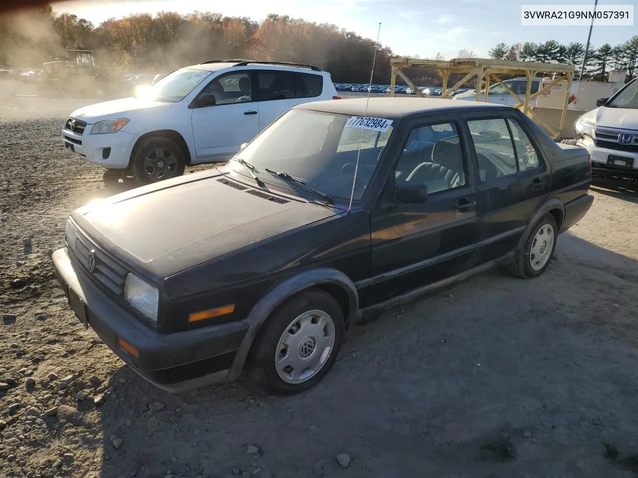 1992 Volkswagen Jetta Gl VIN: 3VWRA21G9NM057391 Lot: 77632984