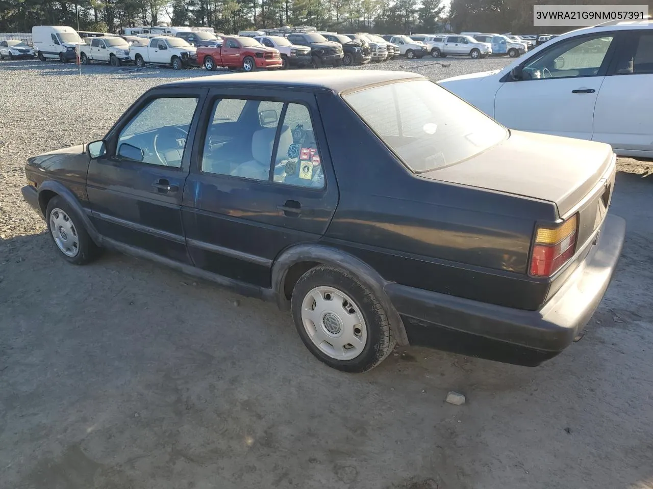 1992 Volkswagen Jetta Gl VIN: 3VWRA21G9NM057391 Lot: 77632984