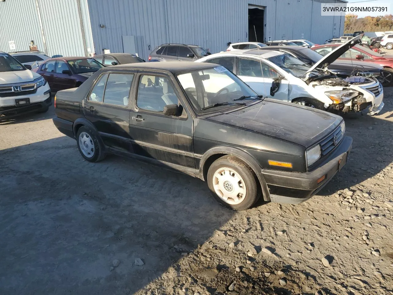 1992 Volkswagen Jetta Gl VIN: 3VWRA21G9NM057391 Lot: 77632984