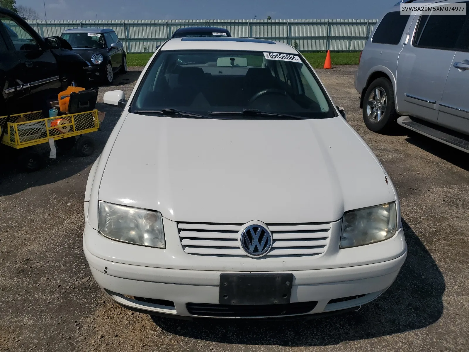 1999 Volkswagen Jetta Gls VIN: 3VWSA29M5XM074977 Lot: 65656884