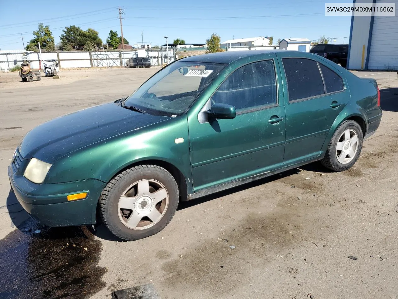 1999 Volkswagen Jetta Gls VIN: 3VWSC29M0XM116062 Lot: 72177884