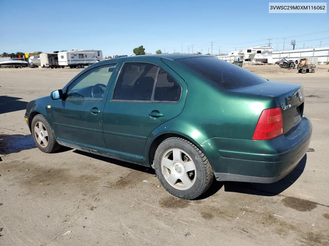 1999 Volkswagen Jetta Gls VIN: 3VWSC29M0XM116062 Lot: 72177884