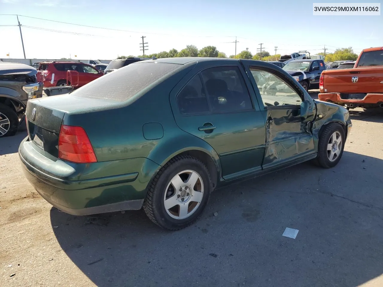 1999 Volkswagen Jetta Gls VIN: 3VWSC29M0XM116062 Lot: 72177884