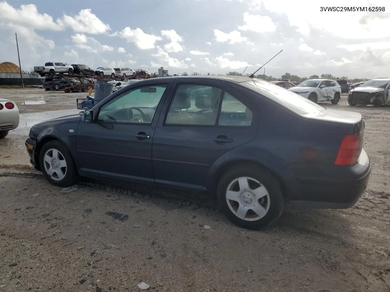 2000 Volkswagen Jetta Gls VIN: 3VWSC29M5YM162598 Lot: 70094264