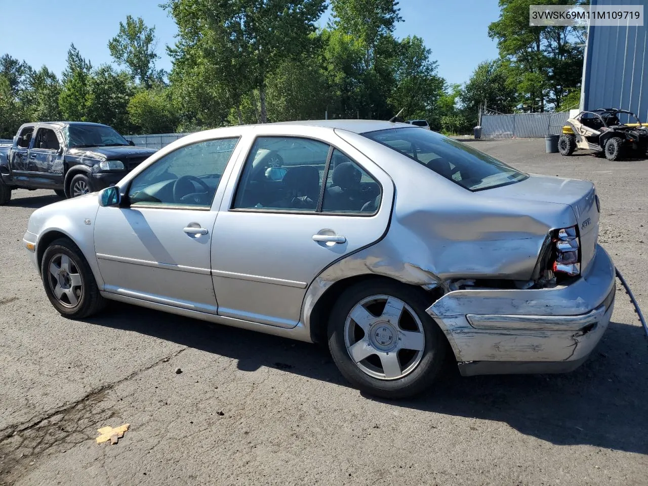 2001 Volkswagen Jetta Gls VIN: 3VWSK69M11M109719 Lot: 60261994