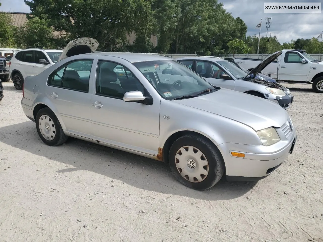 2001 Volkswagen Jetta Gl VIN: 3VWRK29M51M050469 Lot: 64952994