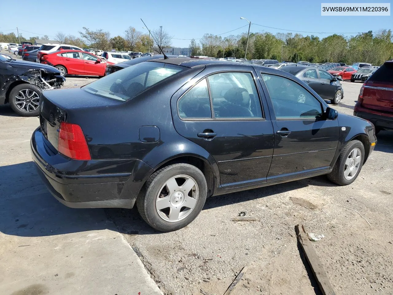 2001 Volkswagen Jetta Gls VIN: 3VWSB69MX1M220396 Lot: 74299384