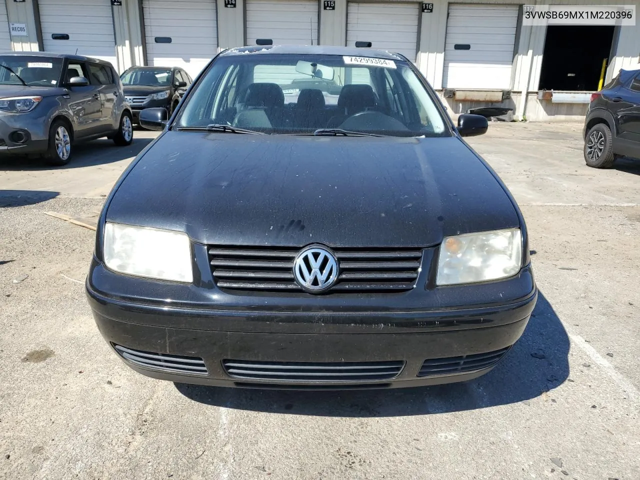 2001 Volkswagen Jetta Gls VIN: 3VWSB69MX1M220396 Lot: 74299384