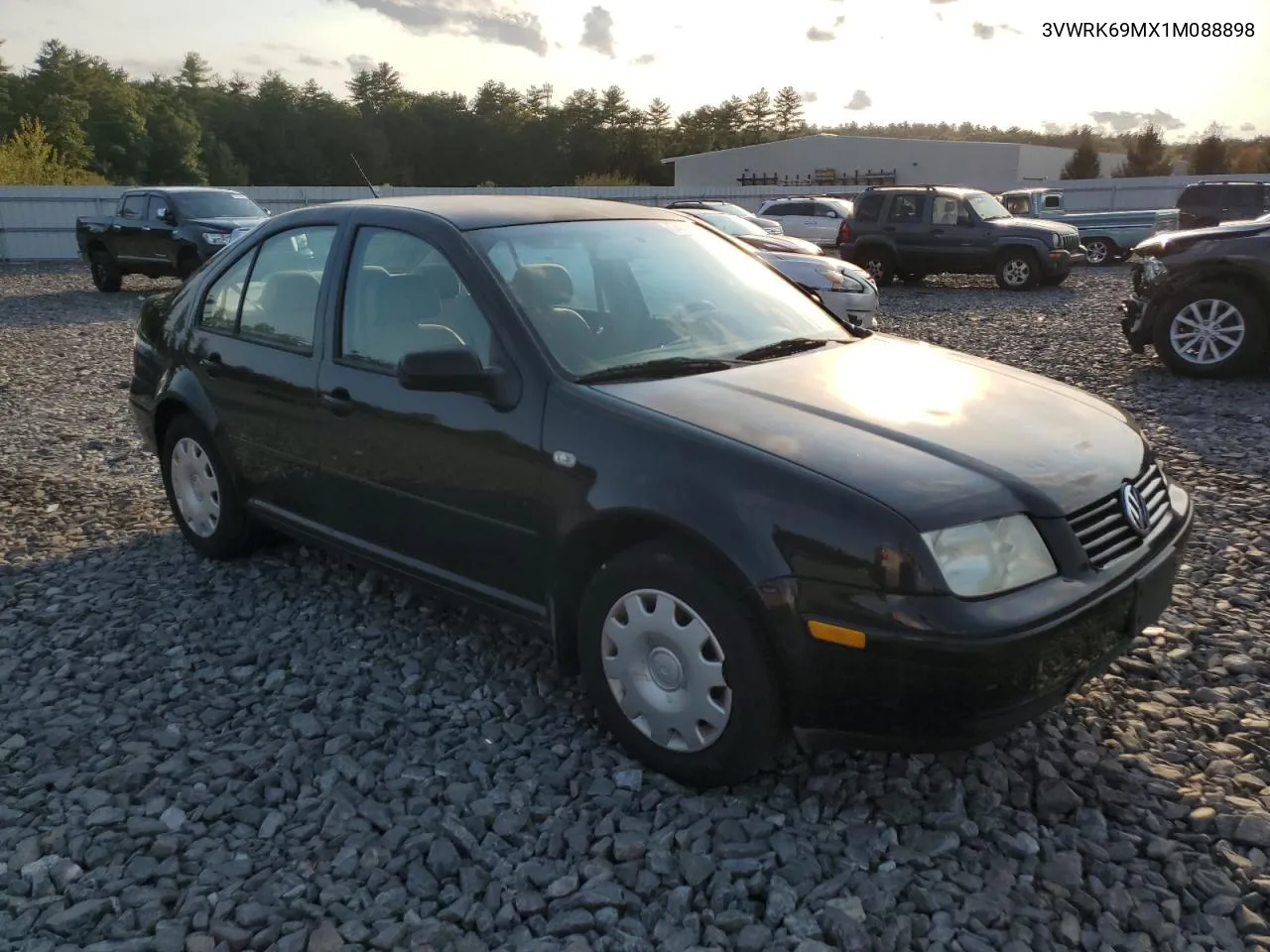 2001 Volkswagen Jetta Gl VIN: 3VWRK69MX1M088898 Lot: 74421294