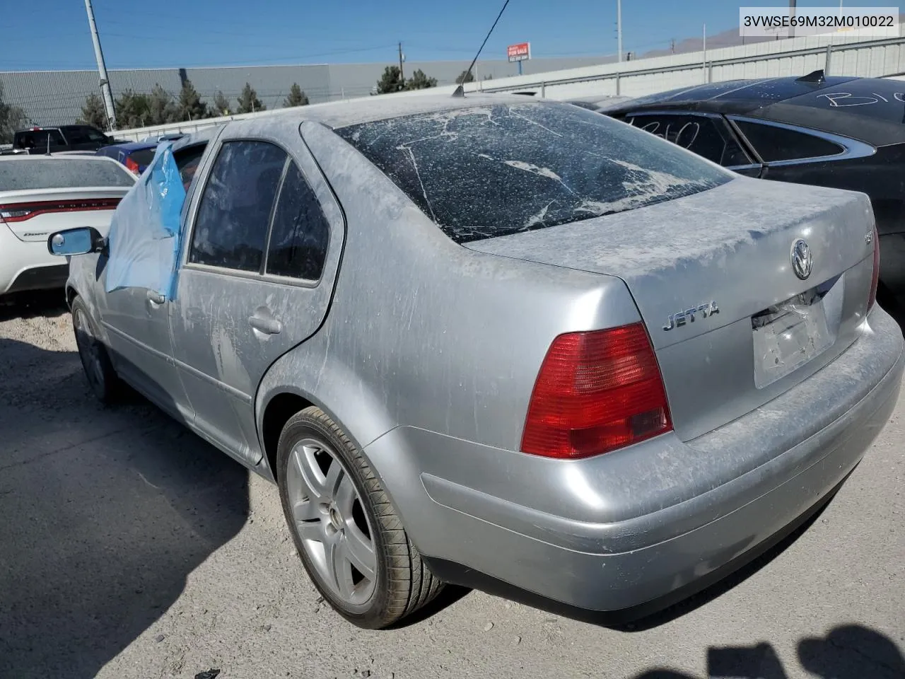 2002 Volkswagen Jetta Gls VIN: 3VWSE69M32M010022 Lot: 67973654