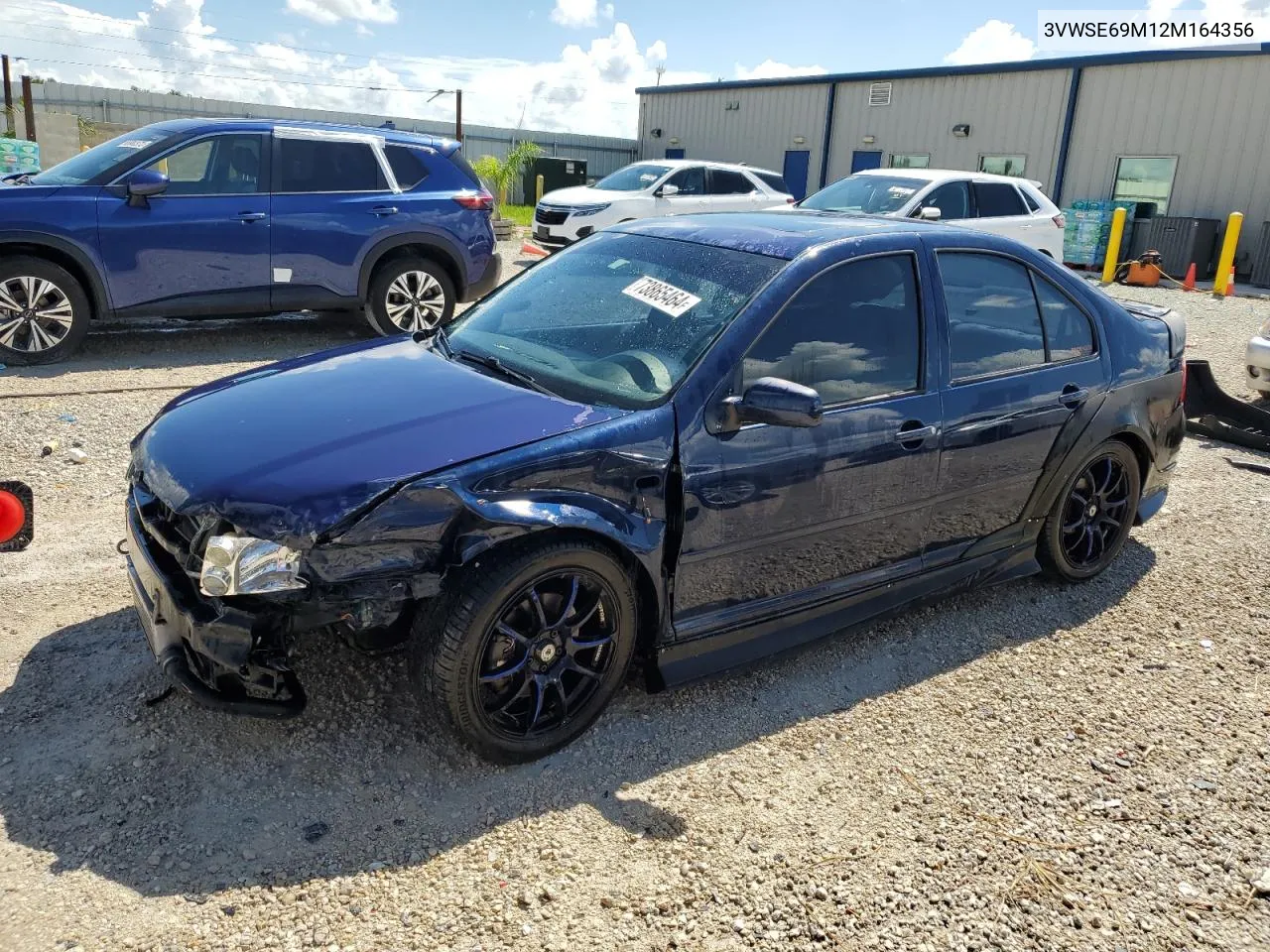 2002 Volkswagen Jetta Gls VIN: 3VWSE69M12M164356 Lot: 73865464