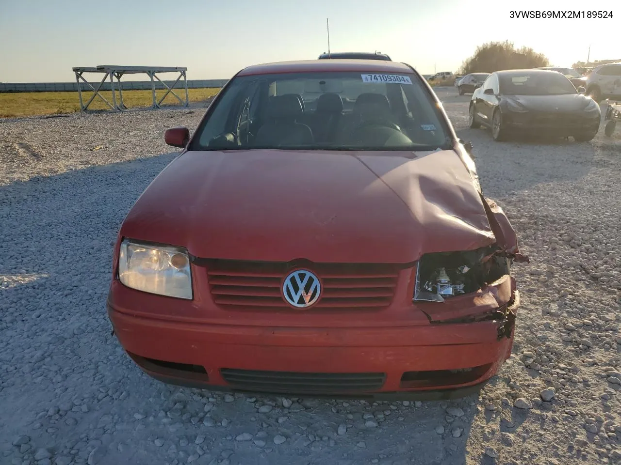 2002 Volkswagen Jetta Gls VIN: 3VWSB69MX2M189524 Lot: 74109304