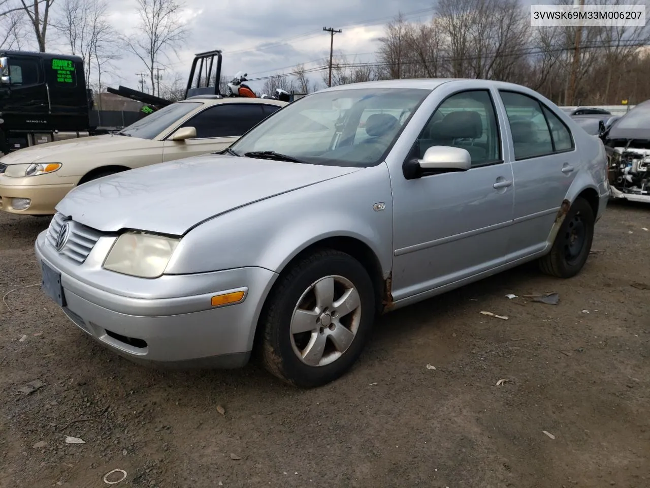 2003 Volkswagen Jetta Gls VIN: 3VWSK69M33M006207 Lot: 47651584