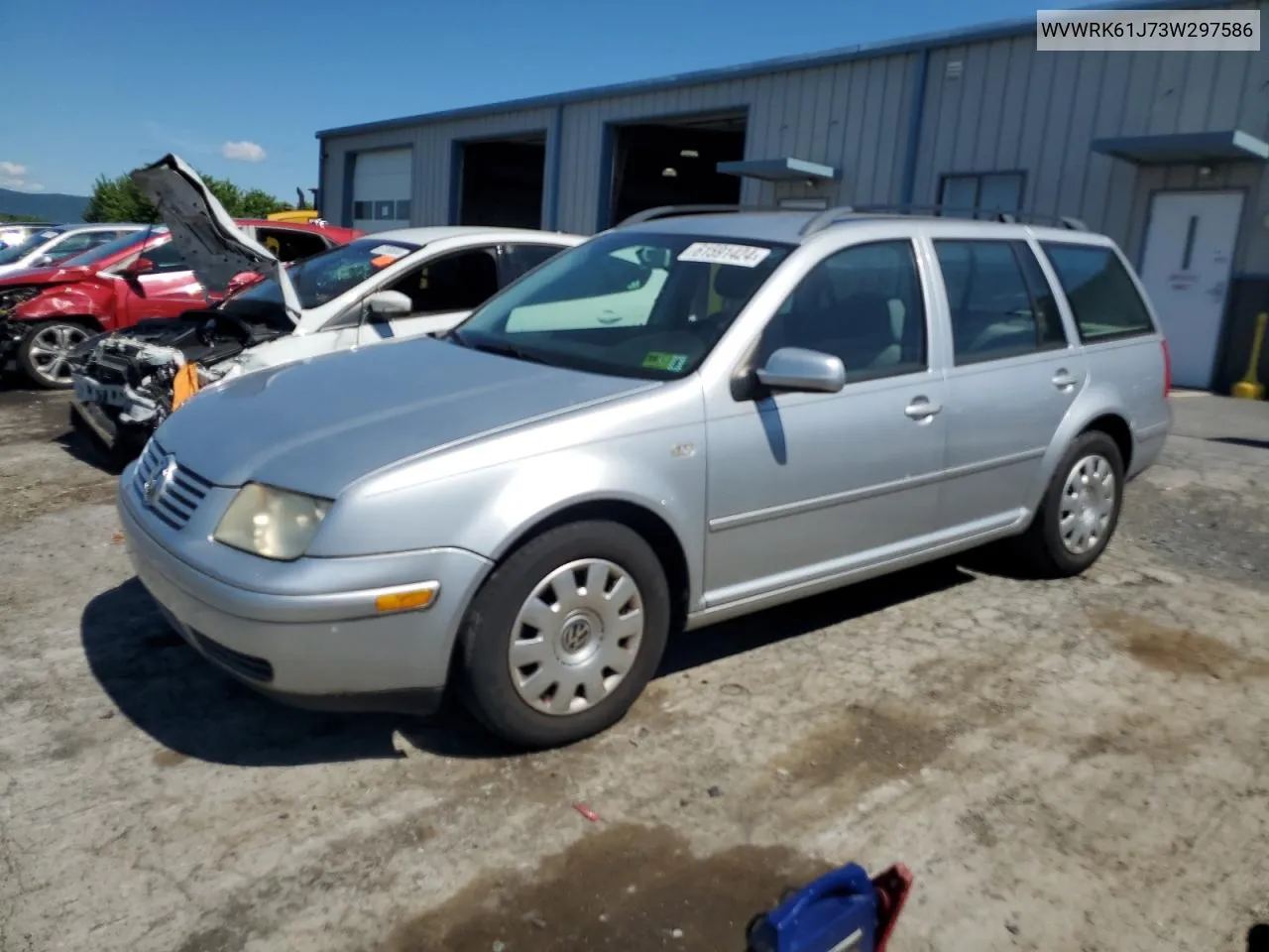 2003 Volkswagen Jetta Gl VIN: WVWRK61J73W297586 Lot: 61591424