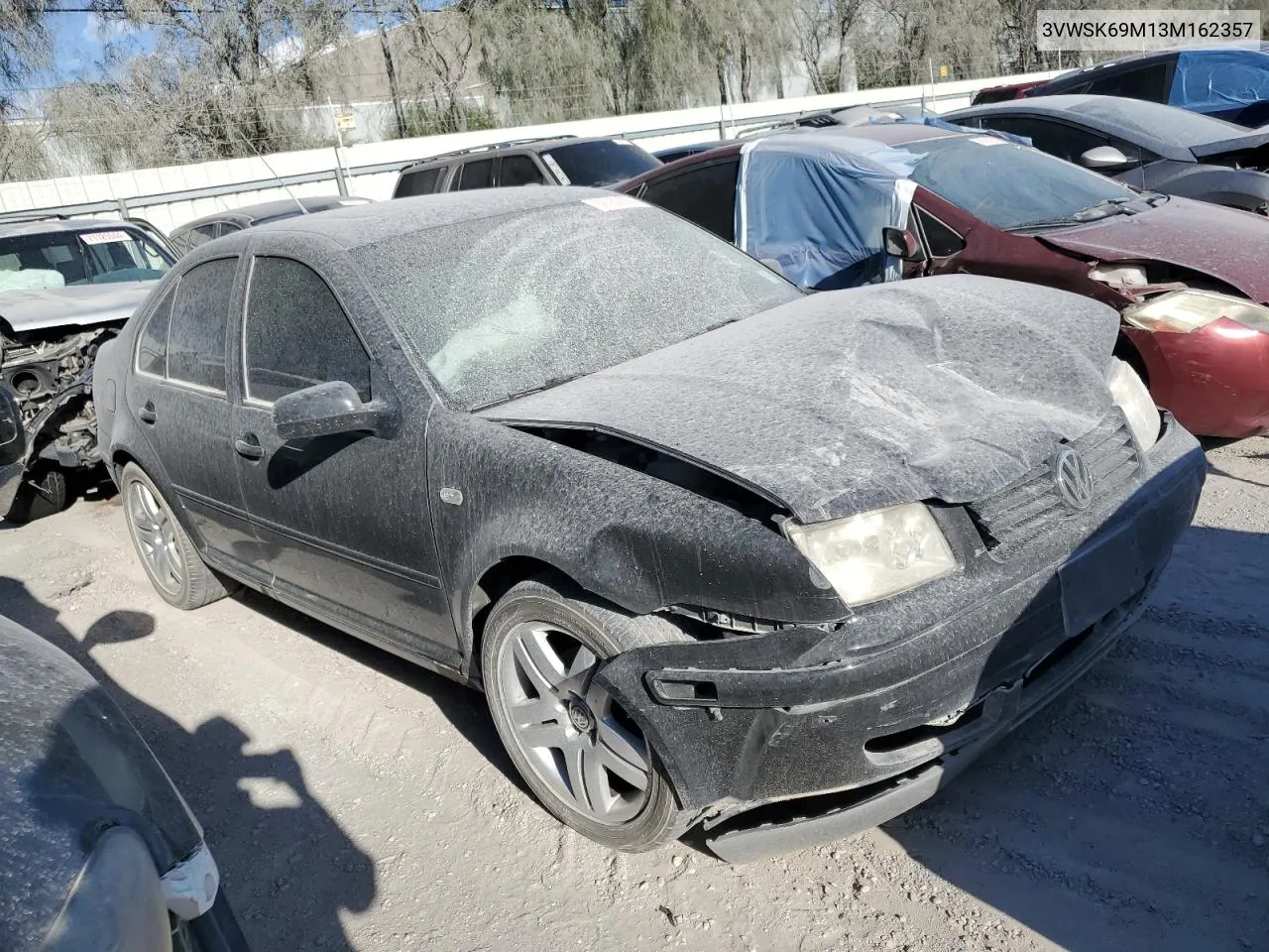 2003 Volkswagen Jetta Gls VIN: 3VWSK69M13M162357 Lot: 62152074