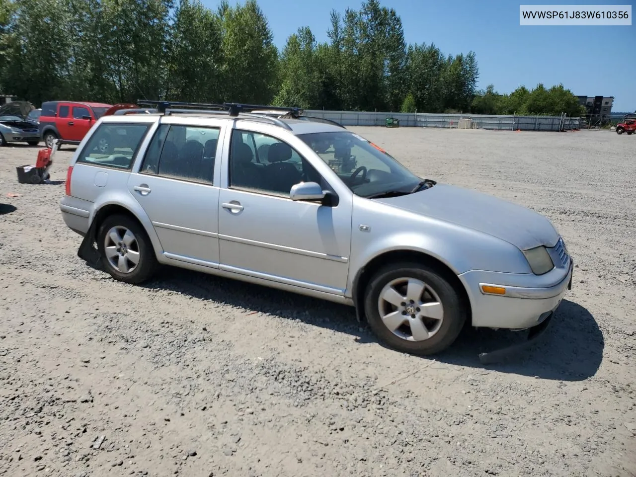 2003 Volkswagen Jetta Gls Tdi VIN: WVWSP61J83W610356 Lot: 63131814