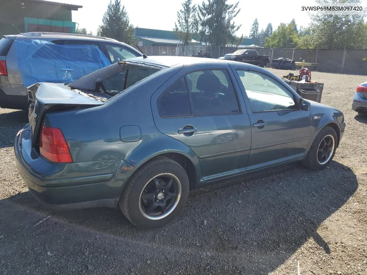 2003 Volkswagen Jetta Gls Tdi VIN: 3VWSP69M53M097420 Lot: 68561104