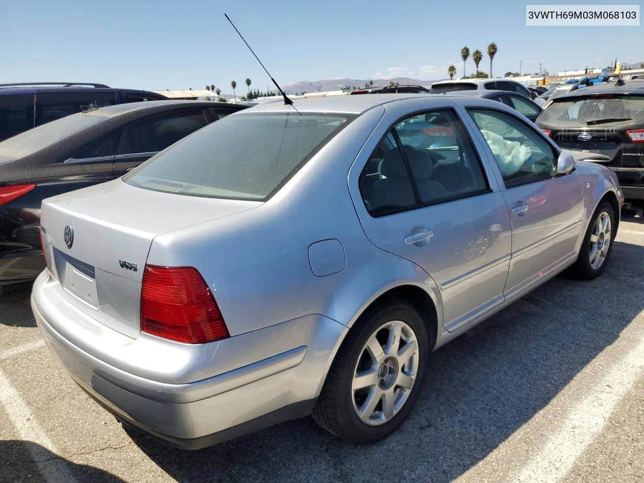 2003 Volkswagen Jetta Glx VIN: 3VWTH69M03M068103 Lot: 69248354