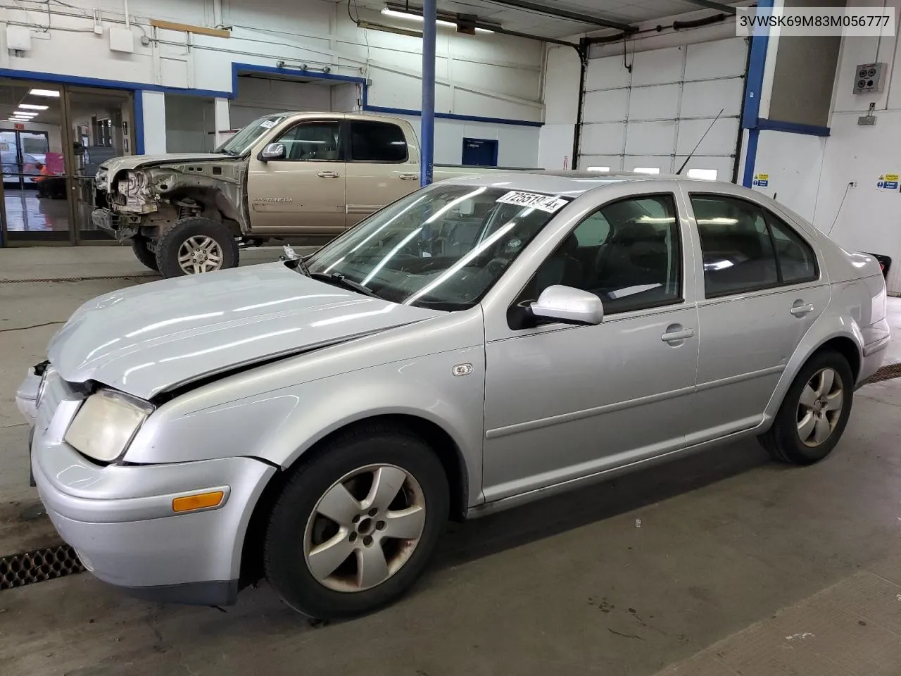 2003 Volkswagen Jetta Gls VIN: 3VWSK69M83M056777 Lot: 72551954