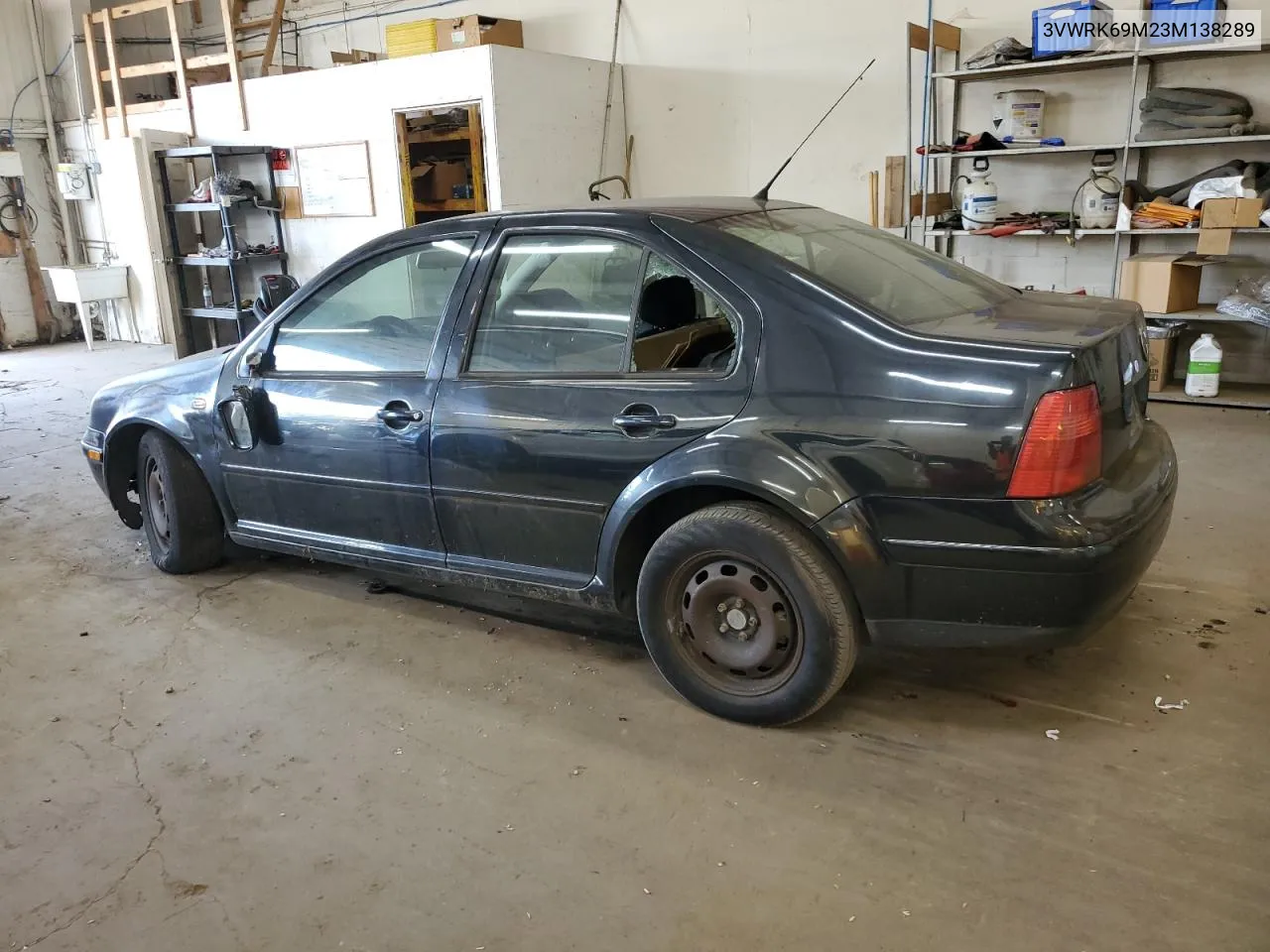 3VWRK69M23M138289 2003 Volkswagen Jetta Gl