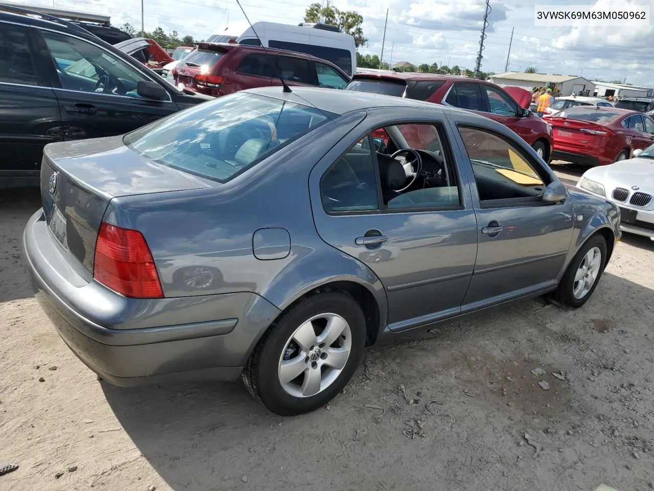 2003 Volkswagen Jetta Gls VIN: 3VWSK69M63M050962 Lot: 74689104