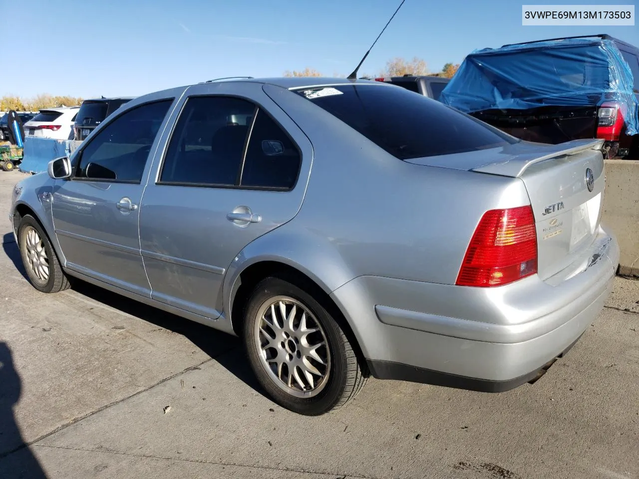 2003 Volkswagen Jetta Wolfsburg VIN: 3VWPE69M13M173503 Lot: 78755244