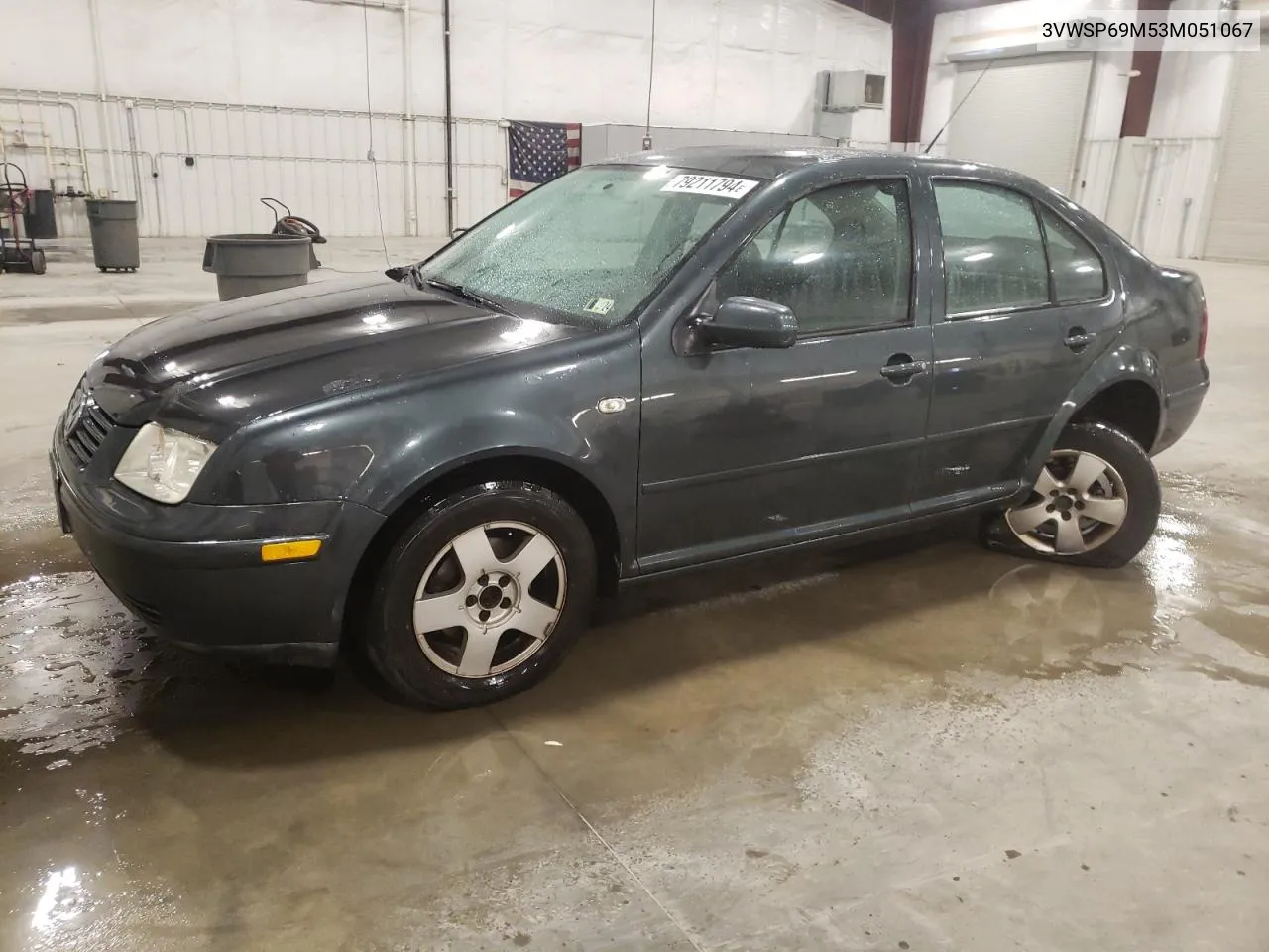 2003 Volkswagen Jetta Gls Tdi VIN: 3VWSP69M53M051067 Lot: 79211794