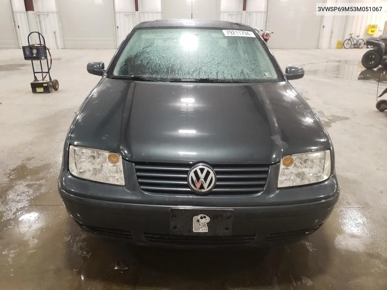 2003 Volkswagen Jetta Gls Tdi VIN: 3VWSP69M53M051067 Lot: 79211794