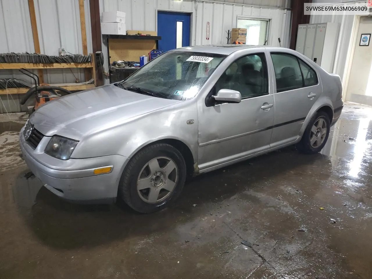 2003 Volkswagen Jetta Gls VIN: 3VWSE69M63M066909 Lot: 79930334