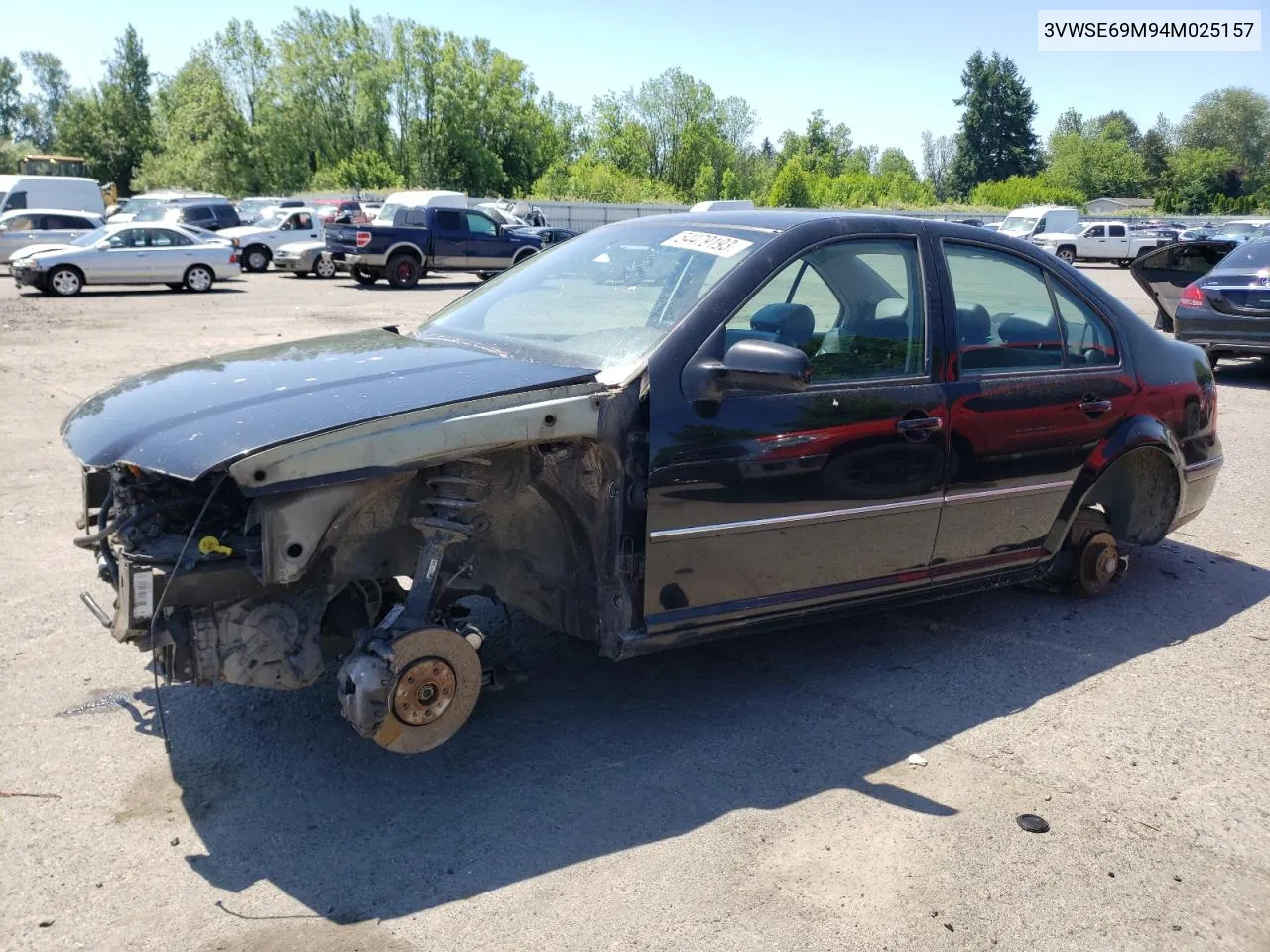 2004 Volkswagen Jetta Gls VIN: 3VWSE69M94M025157 Lot: 54479193