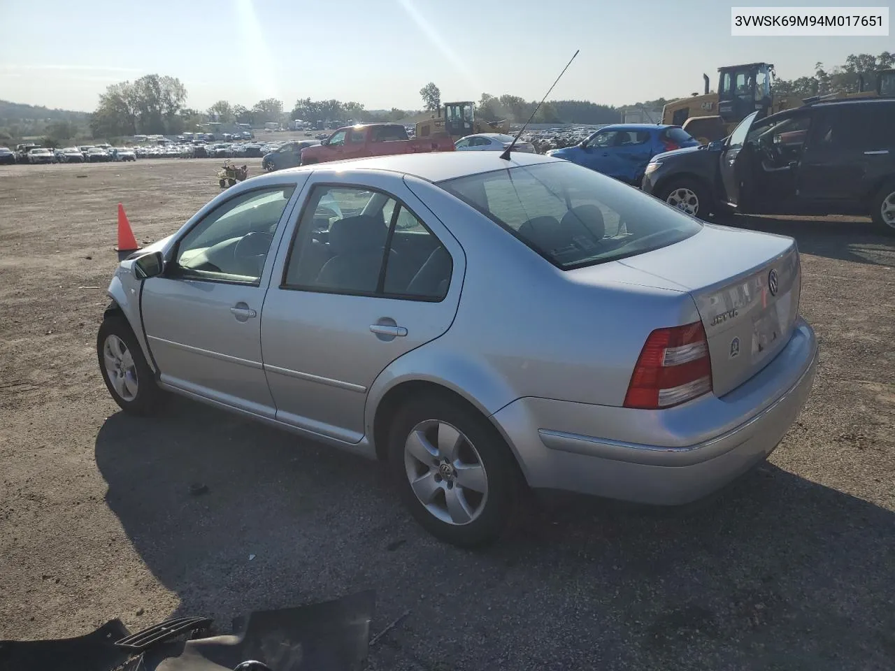 2004 Volkswagen Jetta Gls VIN: 3VWSK69M94M017651 Lot: 71673864