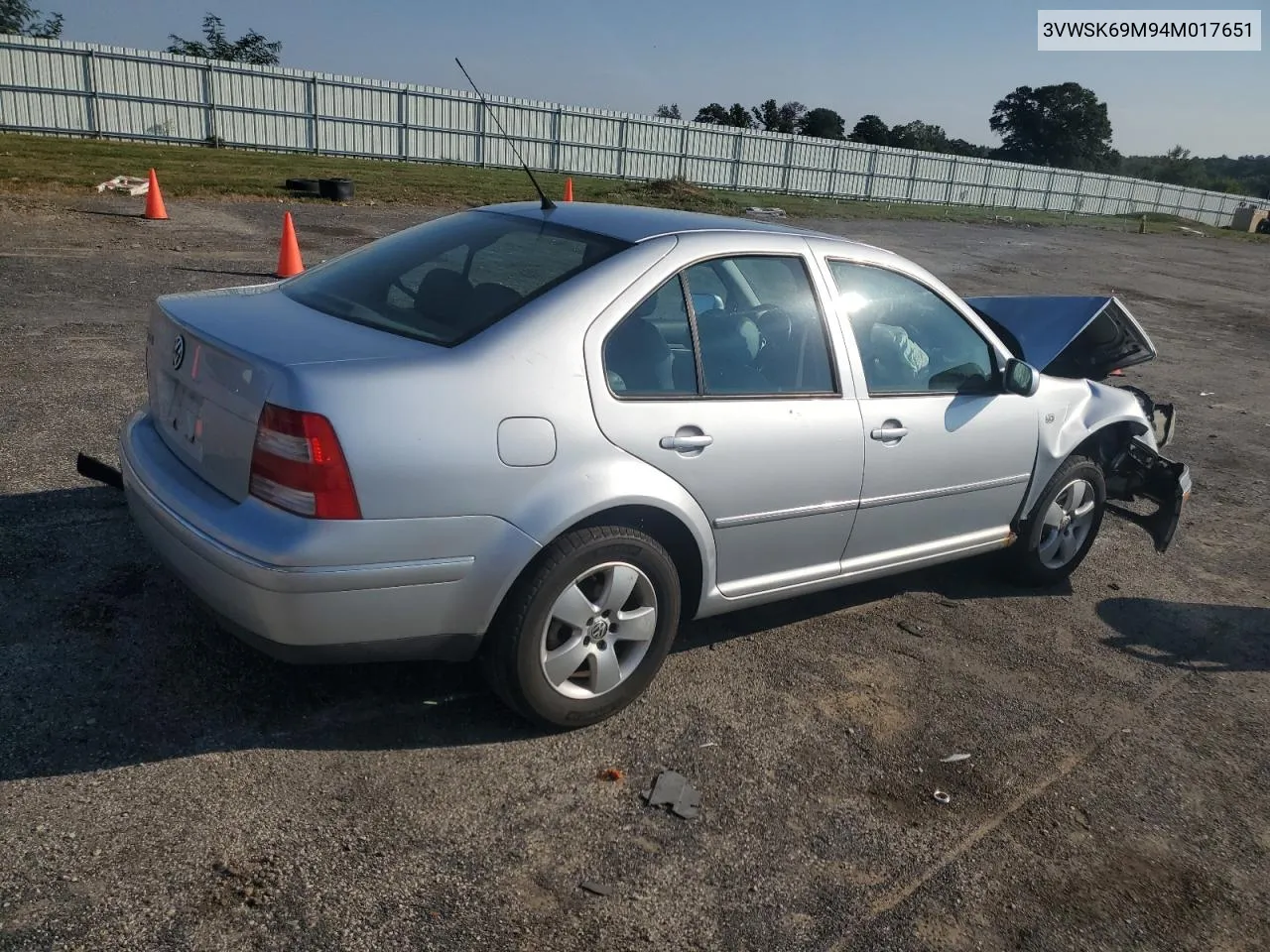 2004 Volkswagen Jetta Gls VIN: 3VWSK69M94M017651 Lot: 71673864