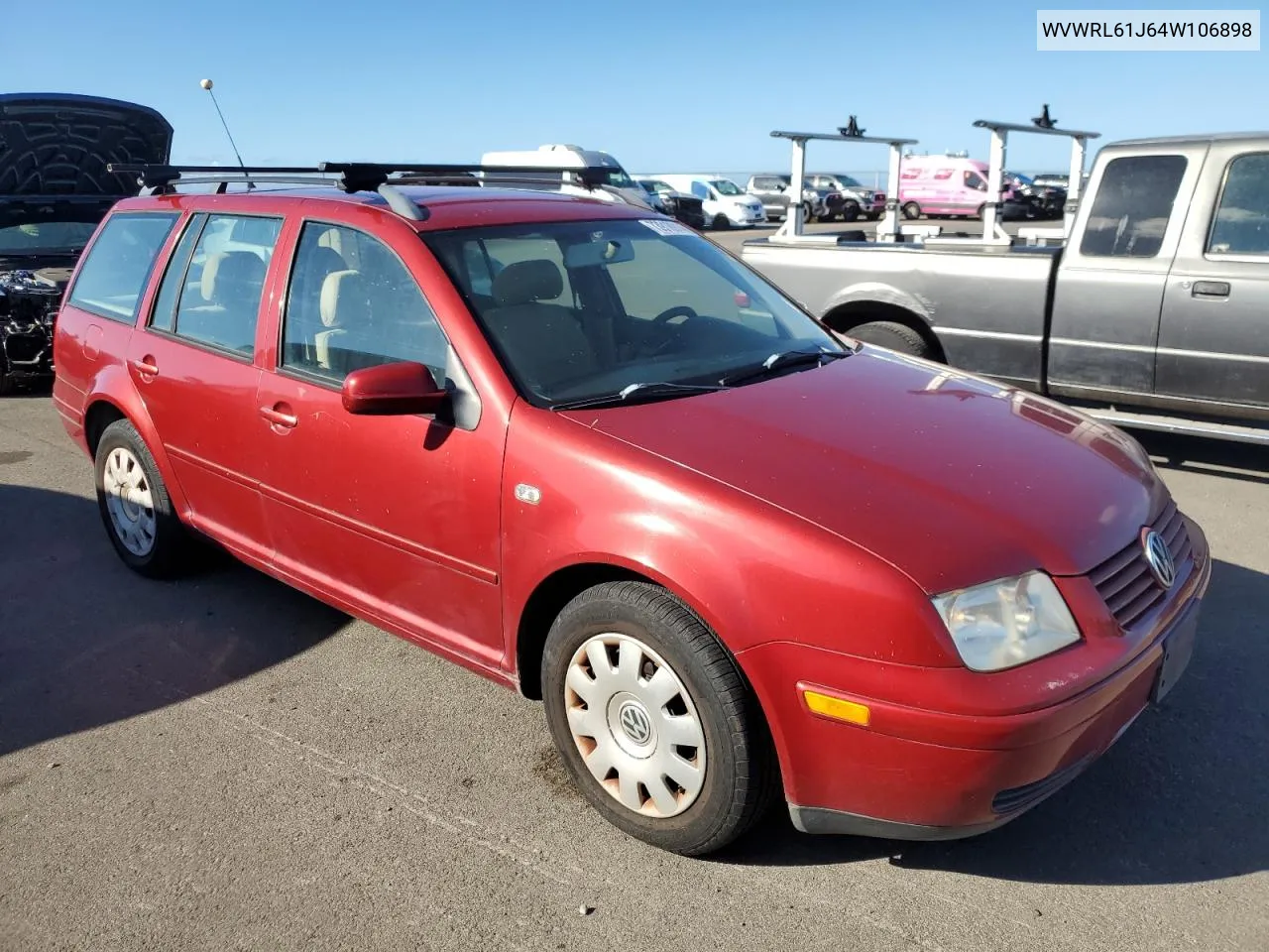 2004 Volkswagen Jetta Gl VIN: WVWRL61J64W106898 Lot: 73918914