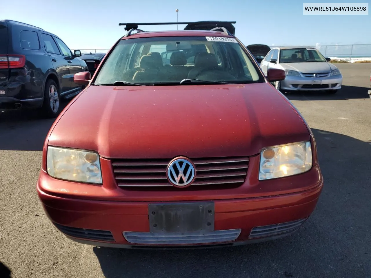 WVWRL61J64W106898 2004 Volkswagen Jetta Gl