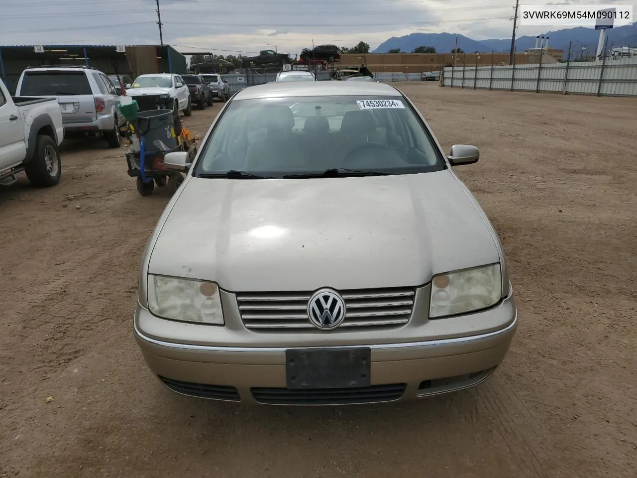 2004 Volkswagen Jetta Gl VIN: 3VWRK69M54M090112 Lot: 74530234