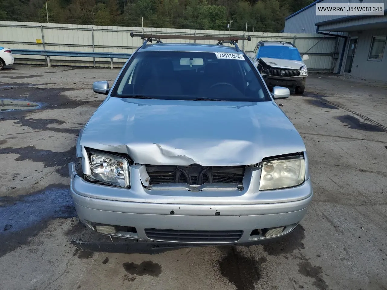 2004 Volkswagen Jetta Gl Tdi VIN: WVWRR61J54W081345 Lot: 74917024