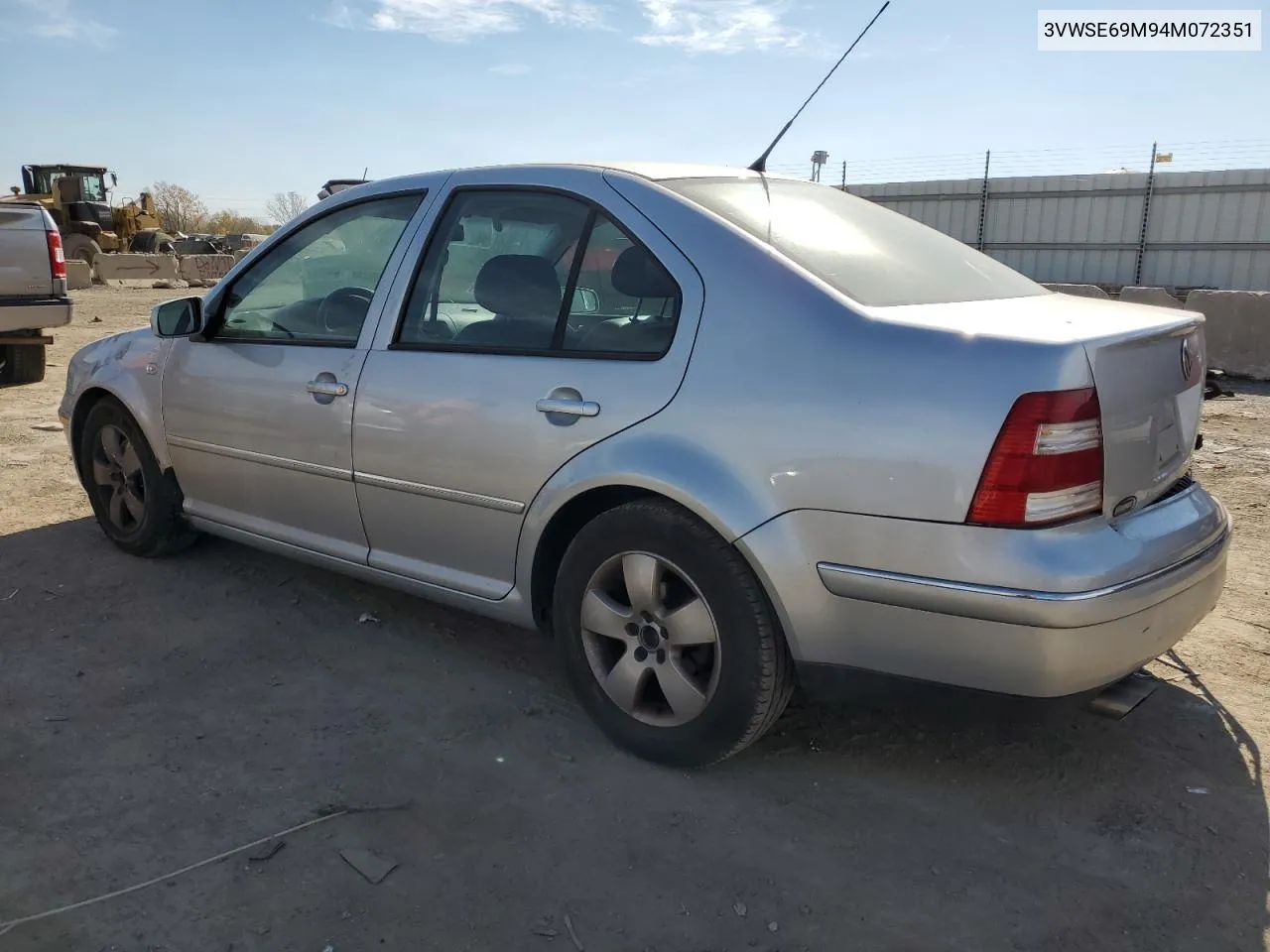 2004 Volkswagen Jetta Gls VIN: 3VWSE69M94M072351 Lot: 76677384