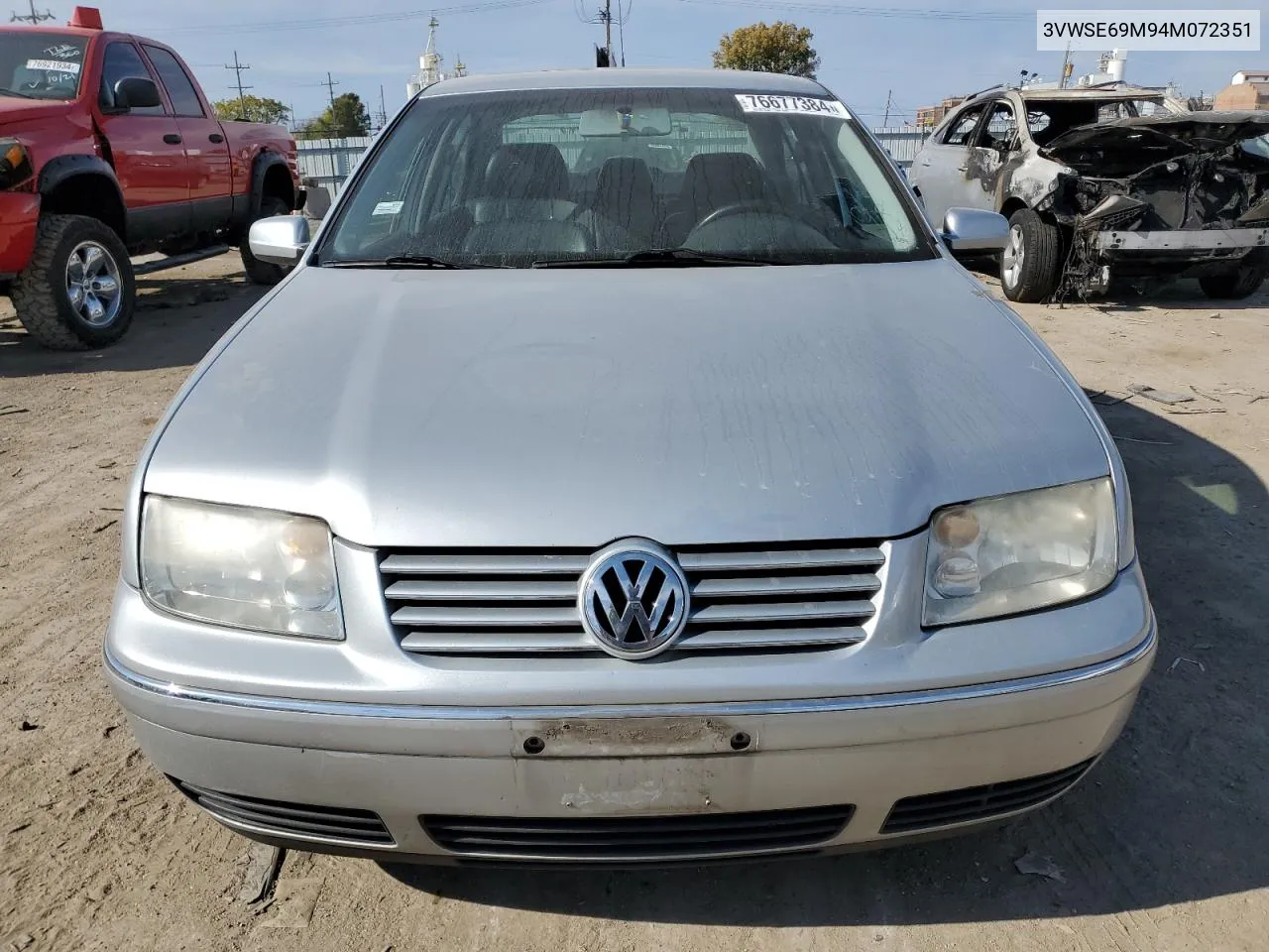 2004 Volkswagen Jetta Gls VIN: 3VWSE69M94M072351 Lot: 76677384