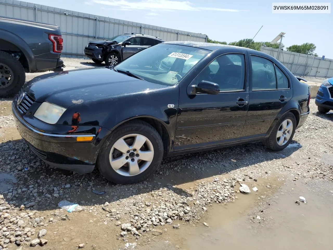 2005 Volkswagen Jetta Gls VIN: 3VWSK69M65M028091 Lot: 61313594