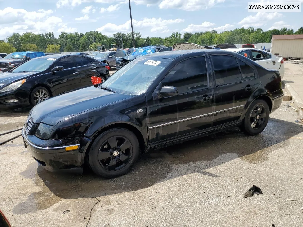 2005 Volkswagen Jetta Gl VIN: 3VWRA69MX5M030749 Lot: 63879494